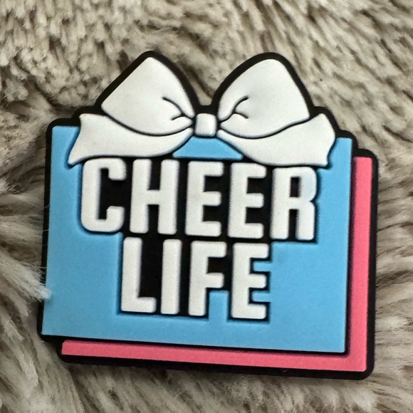 CROCS Cheer Life Jibbitz - Blue and Pink 5/$20 - Picture 1 of 1